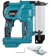 18 Gauge Cordless Nail Gun, 2 in 1 Electric Stapler Gun Drives 2'' Nailer and Crown Staples up to...