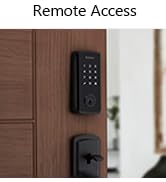 electronic door lock touchscreen lock deacbolt halo select matter wifi connect remote access matter