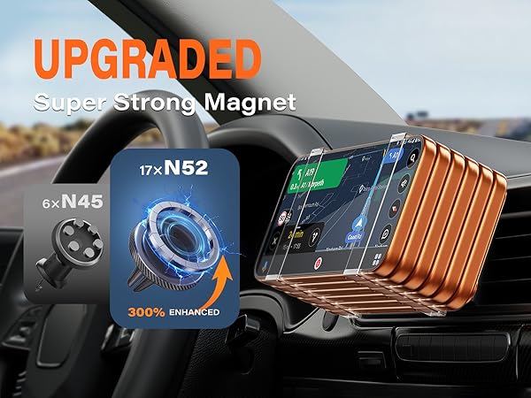 magnetic vent phone mount
