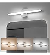 Combuh 24Inch LED Bathroom Vanity Light Bar Color Changing 3CCT Dimmable Shining Over Mirror Ligh...