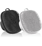 Face Scrubber 2Pack Silicone Face Scrubber for Men, Facial Cleansing Brush Silicone Face Wash Bru...