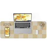 Non-Slip Desk mat, Mouse Pad, Waterproof PU Leather Desk Protector, Large Desk Blotter, Easy Clea...