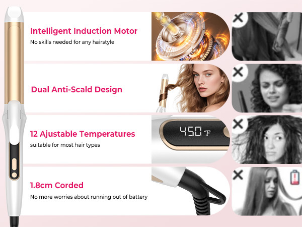 no skill needed to make perfect and desired hair styles