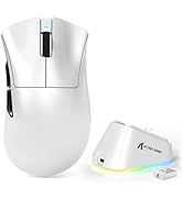 MAMBASNAKE Attack Shark V3 PRO 62g Superlight Wireless Gaming Mouse,RGB Magnetic Charging Dock,BK...