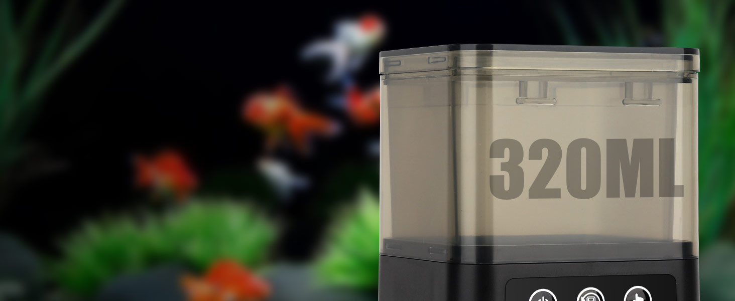 Large Capacity Vacation Timer Fish Feeder