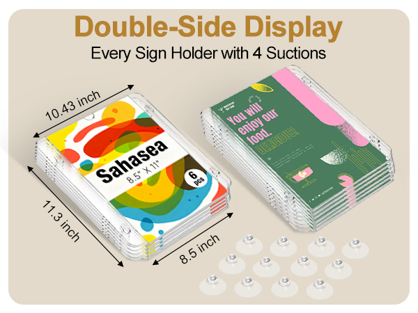 Sign Holder 8.5 x 11