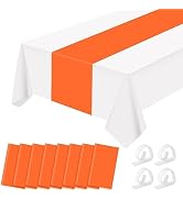 Premium Disposable Plastic Table Runner 14 x 108 Inch Table Runner for Wedding Dinner Birthday Ba...
