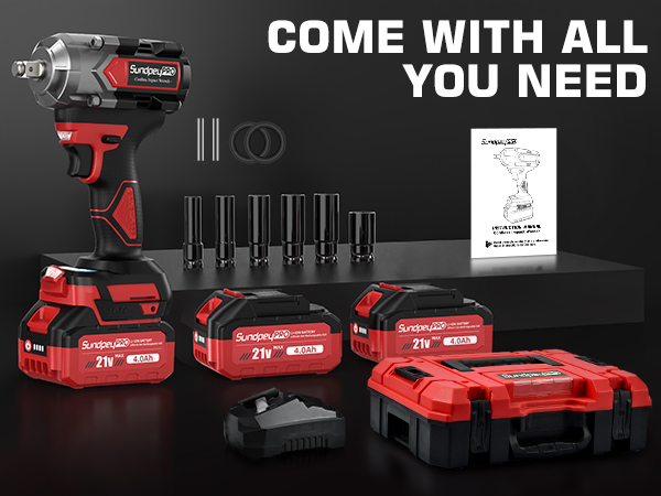 Cordless Impact Wrench 1000Nm