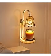 Candle Warmer Lamp with Timer Adjustable Height and Dimmable, Wall-Mounted or Table Display Safe ...