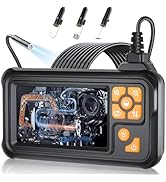 32.8FT Endoscope Camera with Light, 1080P HD Borescope Inspection Camera with 8 LED Lights, IP67 ...