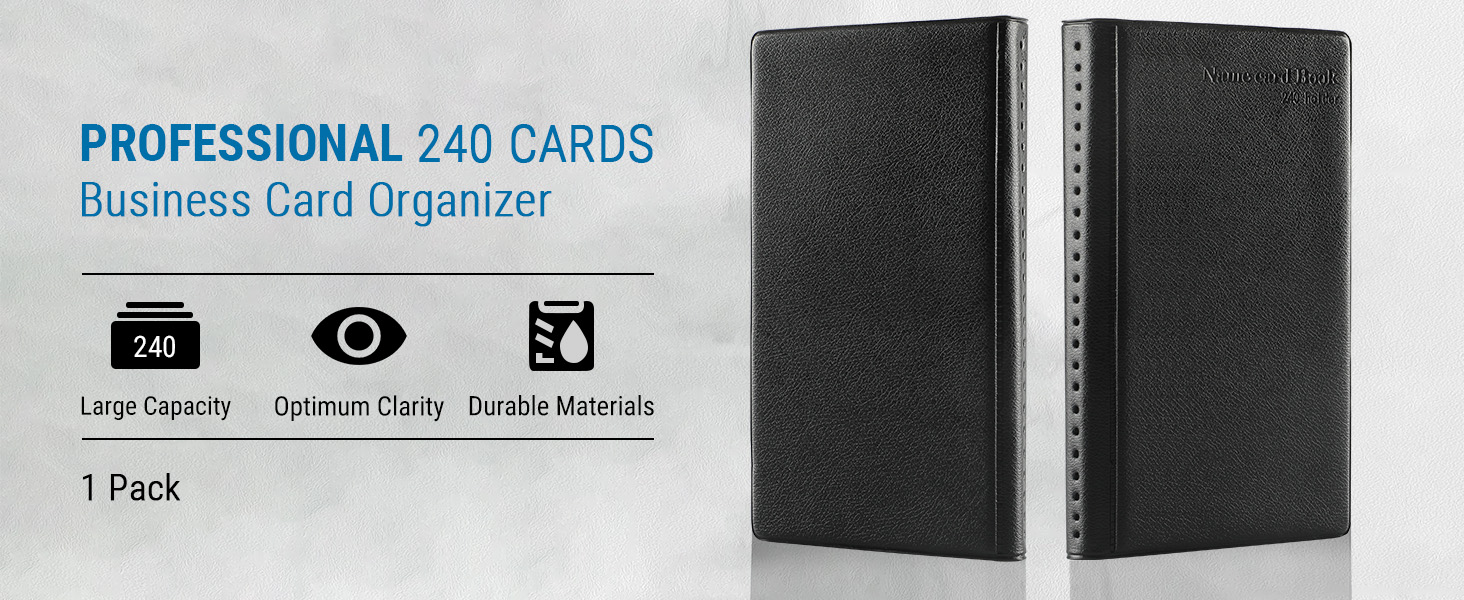 Business Card Holder Book