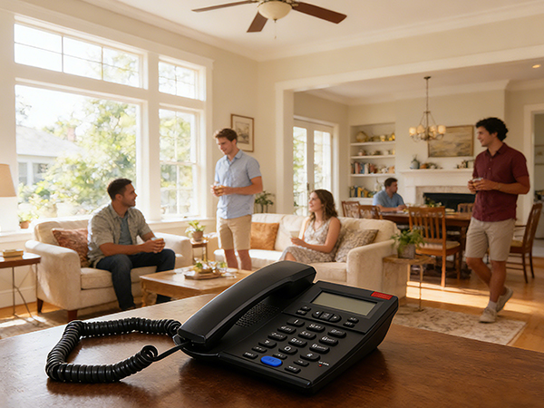 corded landline phone with caller id