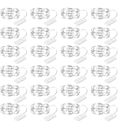 Brightown 24 Pack LED Fairy Lights Battery Operated 7 ft 20 LED String Light Waterproof Silver Wi...