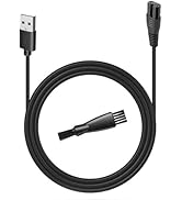 uijino USB Charging Cable Compatible with AMULISS Professional Mens Hair Clippers, 5V Charger for...