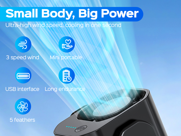 portable waist fan
