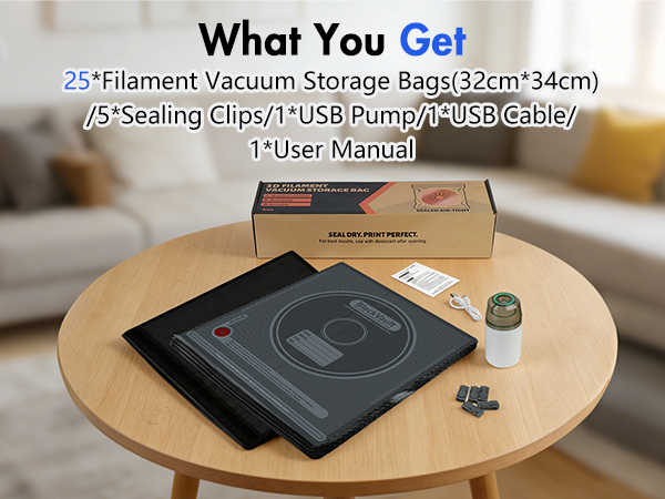 3d filament storage bags