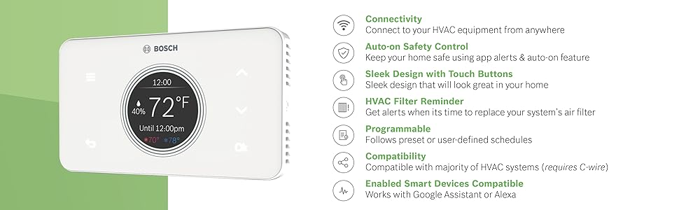 bcc50, bosch, thermostat, wifi thermostat,home