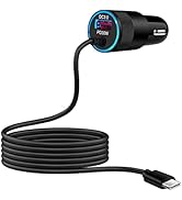 iPhone 15 Car Charger Automobile Phone Adapter Android Cargador para Carro Carga Cigarette Lighte...