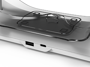 Charging port for Elite strap with battery pack