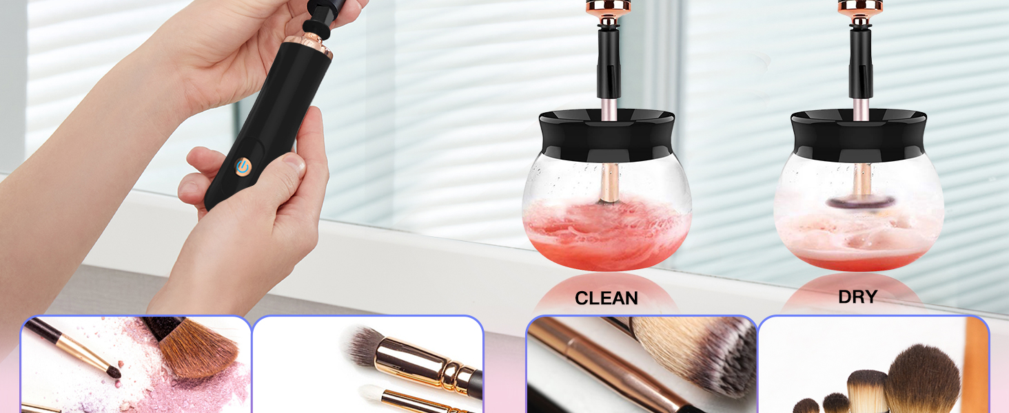 makeup brush cleaner