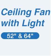 Passky Ceiling Fans with Lights, 52 inch Nickel Ceiling Fan with Light and Remote Control, Revers...