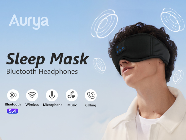 Aurya Sleep Mask Headphone Bluetooth