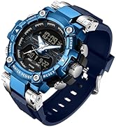 findtime Cool Designer Mens Watches Blue Large Face Mascul Relojes para Hombres Unique Electronic...