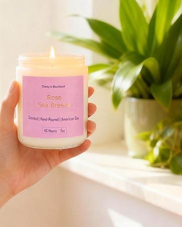 Scented Candles for Home Aromatherapy Candle Gift Present Set Soy Wax Long Lasting