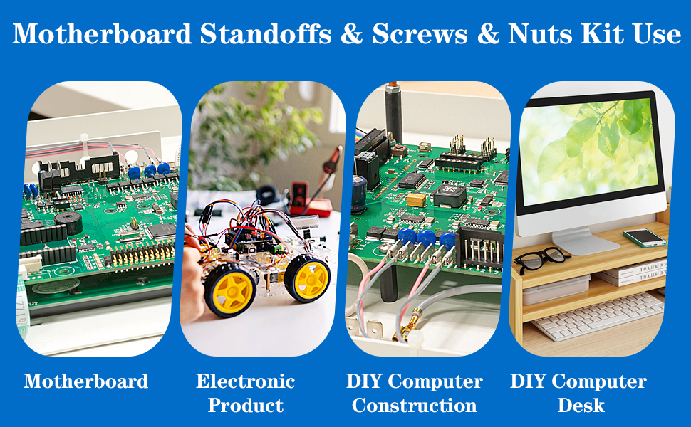  Motherboard Standoffs&amp;Screws&amp;Nuts Kit