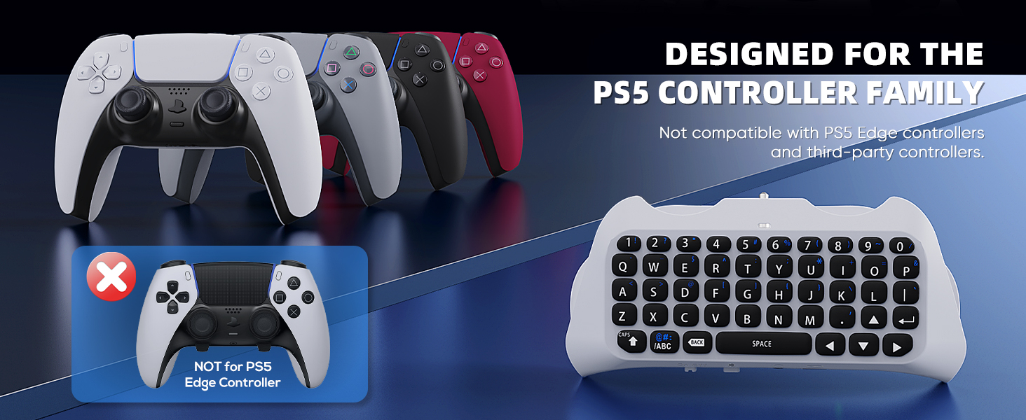 The bluetooth controller keyboard for PS5/PS5 Pro