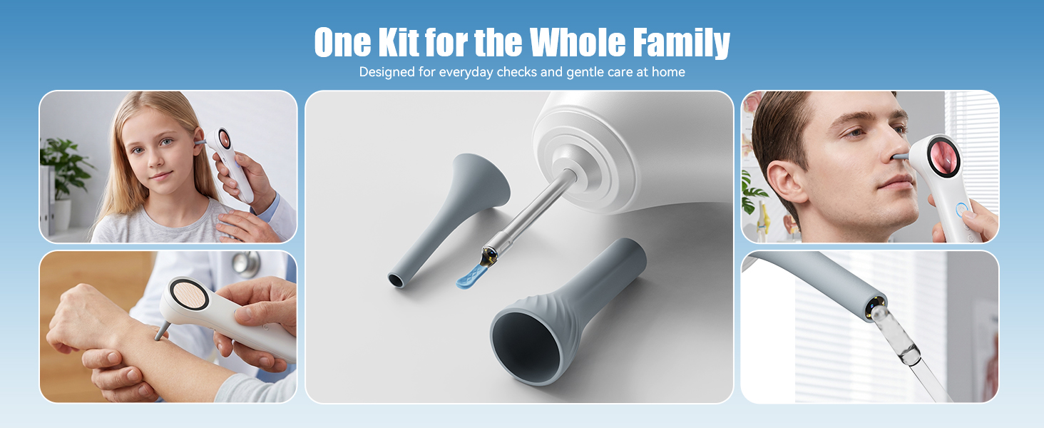 ear scope otoscope with light