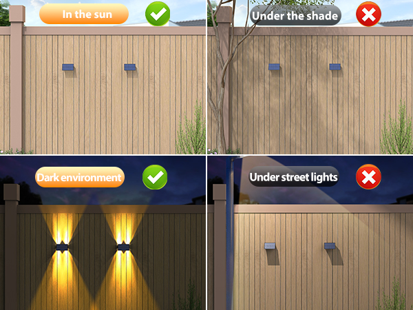 Solar Fence Lights,