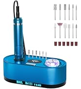 JOSGLOI Electric Nail Drill Professional: 40000RPM Electric Nail File Kit E File Nail Drill Machi...