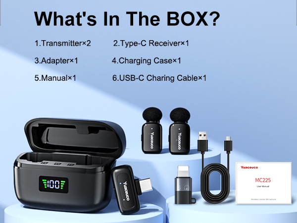 Wireless Lavalier Microphone for iPhone