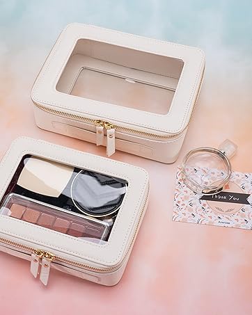 Clear makeup bag