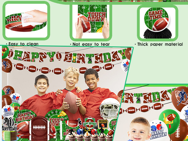 Football Birthday Party Decorations