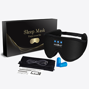 sleep headphones Bluetooth headband earbuds music mask unique birthday holiday gifts