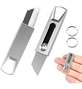 ITOKEY 2 Pack Small Pocket Knife, Keychain Box Cutter, Mini Pocket Knife with 0.78 inch Sharp Bla...