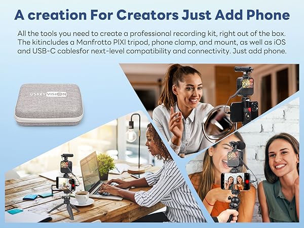 For several vlogging scenarios