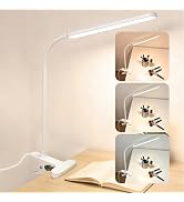 H HNMA HN Clip on LED Light for Easel Painting &amp; Nail Tech, 360 Adjustable Flexible Arm, 3 Color ...
