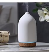 Gooamp 200ML Ceramic Essential Oil Diffuser for Home, Stone Diffuser | Ultrasonic Aromatherapy Di...