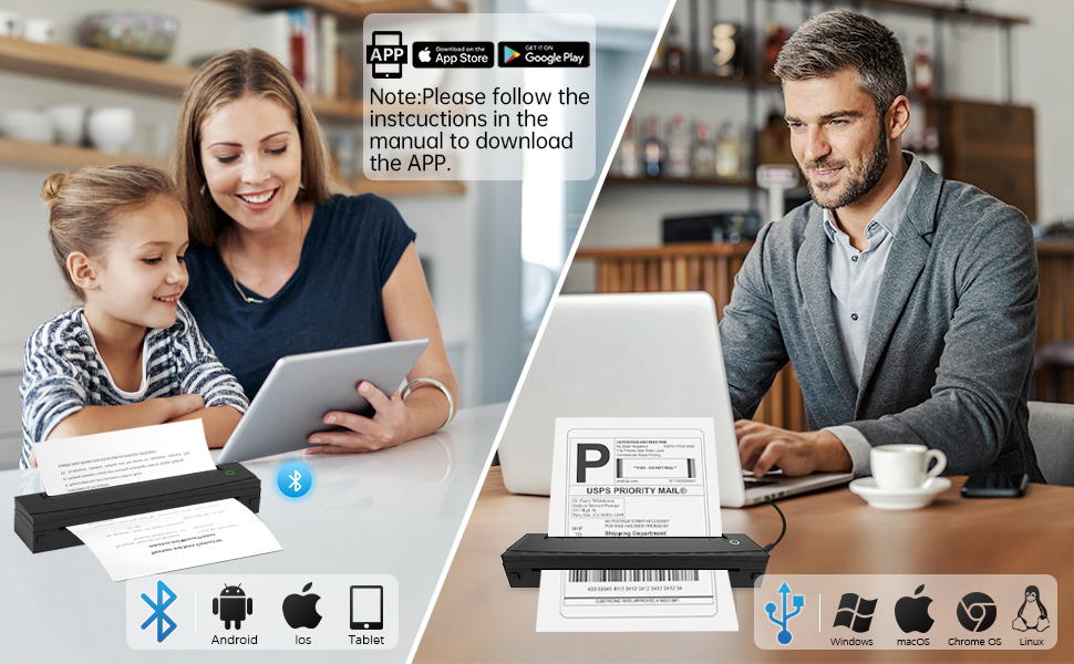 bluetooth portable printer