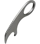 Mini 4g Titanium EDC Pry Bar,Keychain Tool for Opening &amp; Scraping | Multi-Functional, Bottle Open...