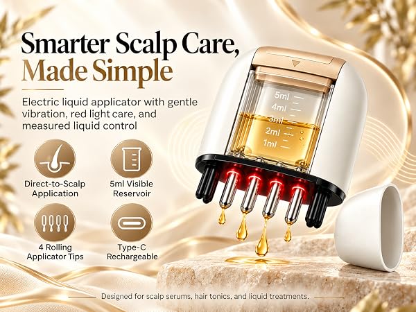 hair oil scalp applicator