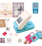 BAOFALI Stamp Puncher 1inch Square Postage Stamp Punch |Stamp Hole Puncher| Scalloped Rectangle L...
