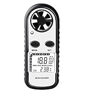 Digital Wind Speed Meter Anemometer, Handhled Wind Gauges Measuring Wind Chill Temperature Speed,...