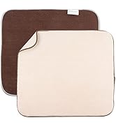 SINLAND Microfiber Dish Drying Mat Super Absorbent Dish Drying Rack Pads Kitchen Counter Mat 16In...