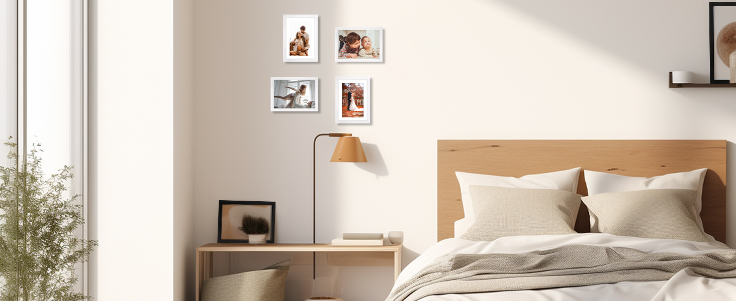 bedroom decor frames
