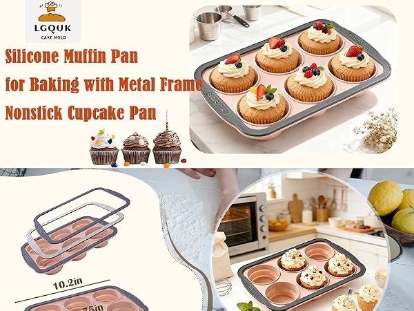 silicone muffin pan