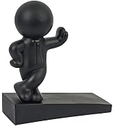 Cute Door Stop, Decorative New Designed Buddy Door Stopper, Effective to Hold Your Door Open, Bla...